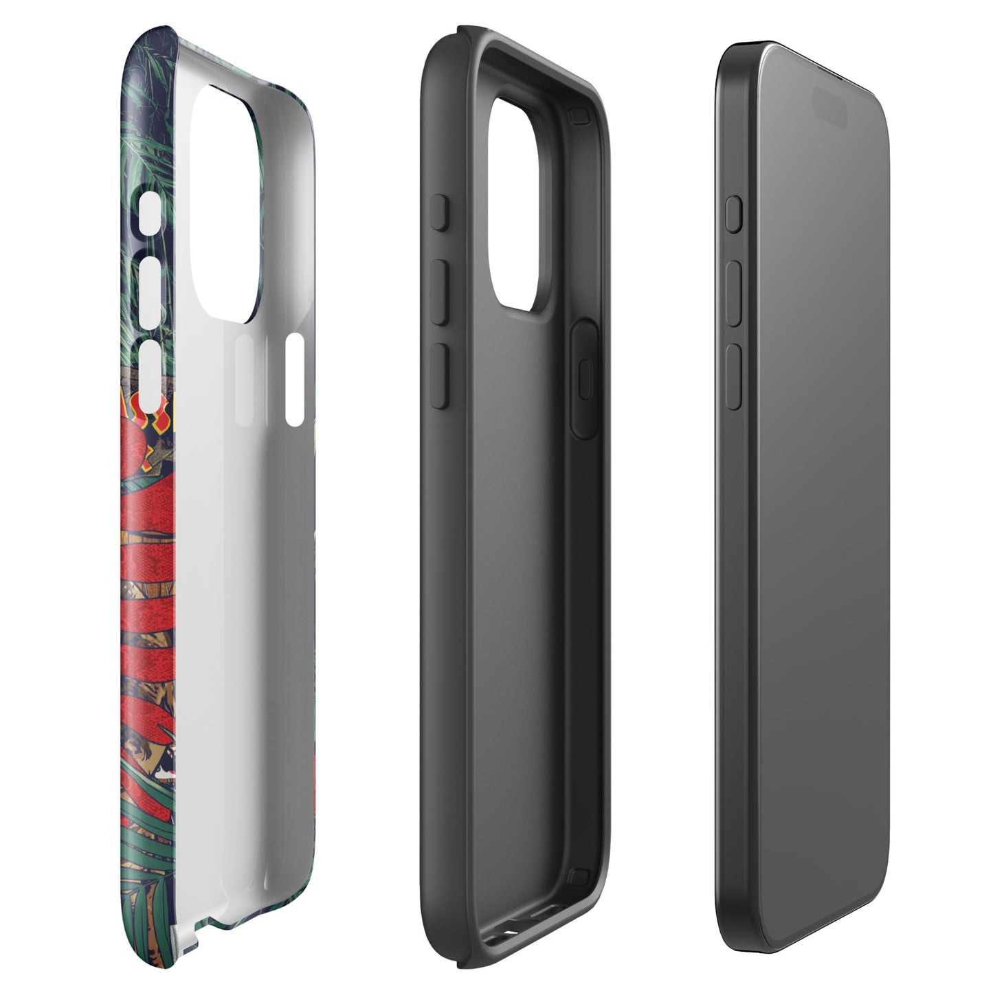 Jurassic Park Jungle Collage Tough Phone Case - iPhone