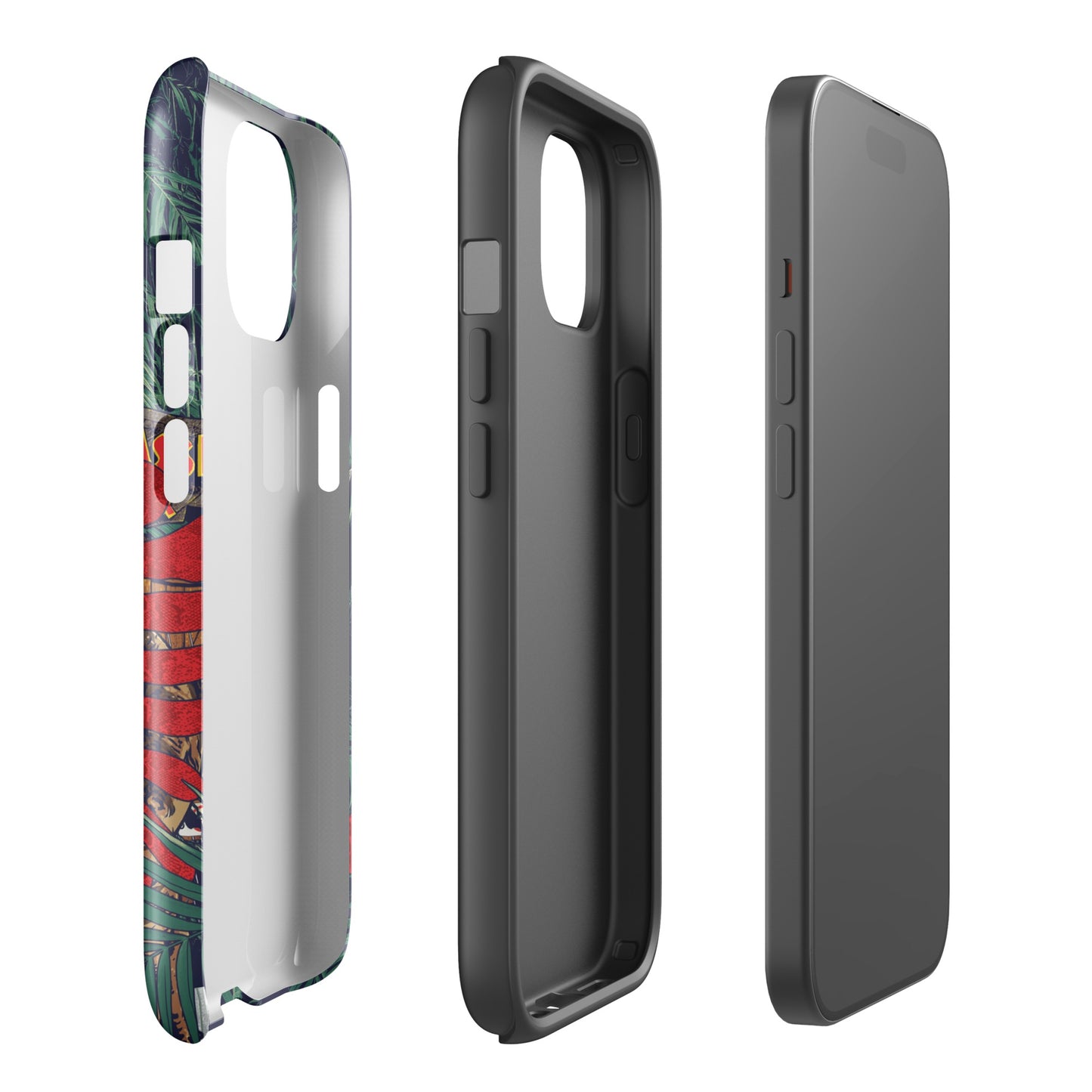 Jurassic Park Jungle Collage Tough Phone Case - iPhone