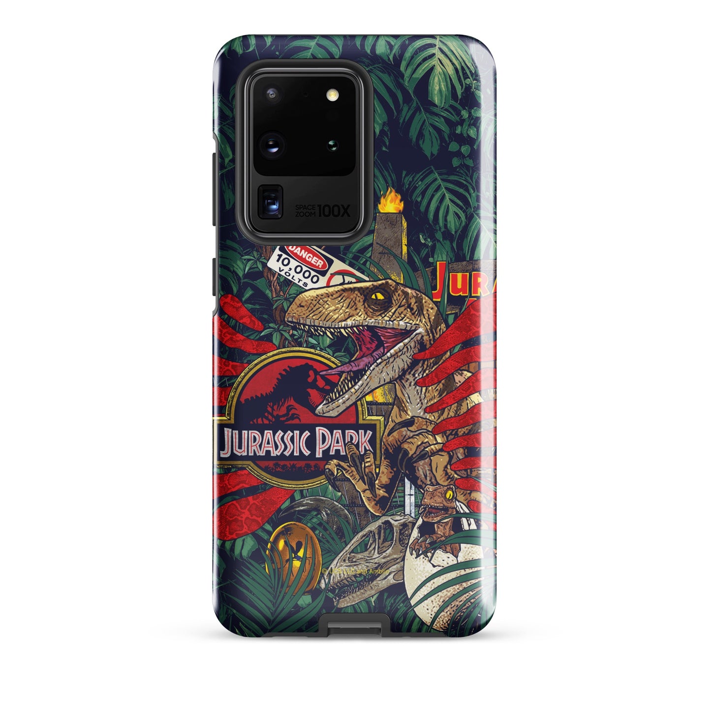 Jurassic Park Jungle Collage Tough Phone Case - Samsung