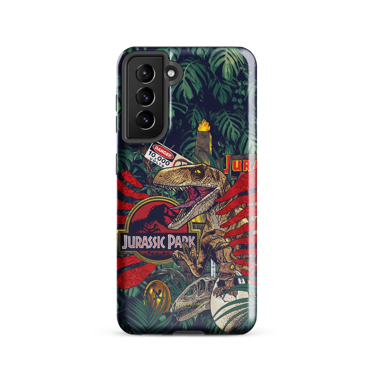 Jurassic Park Jungle Collage Tough Phone Case - Samsung