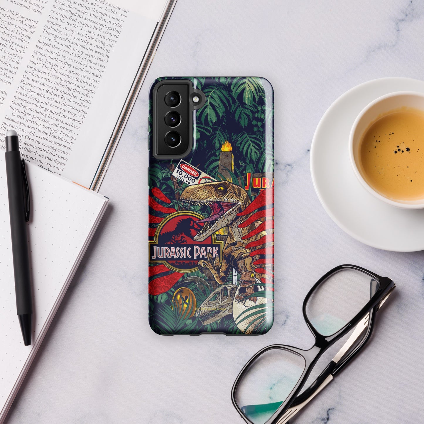 Jurassic Park Jungle Collage Tough Phone Case - Samsung