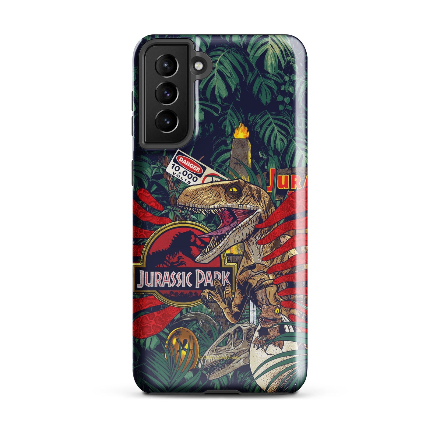 Jurassic Park Jungle Collage Tough Phone Case - Samsung