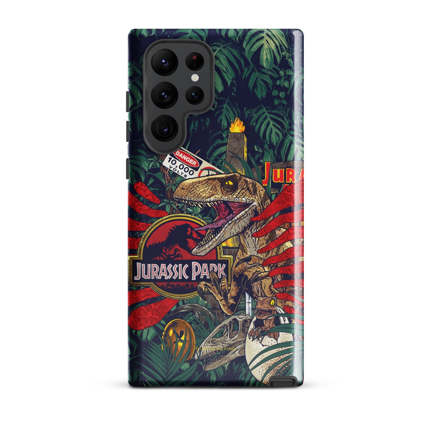 Jurassic Park Jungle Collage Tough Phone Case - Samsung