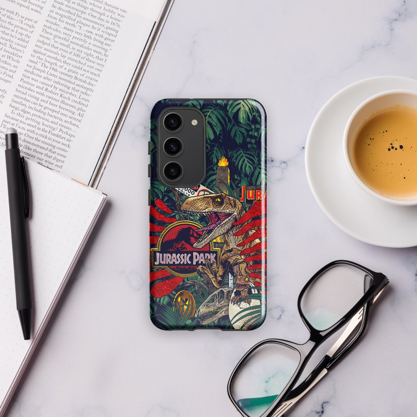 Jurassic Park Jungle Collage Tough Phone Case - Samsung