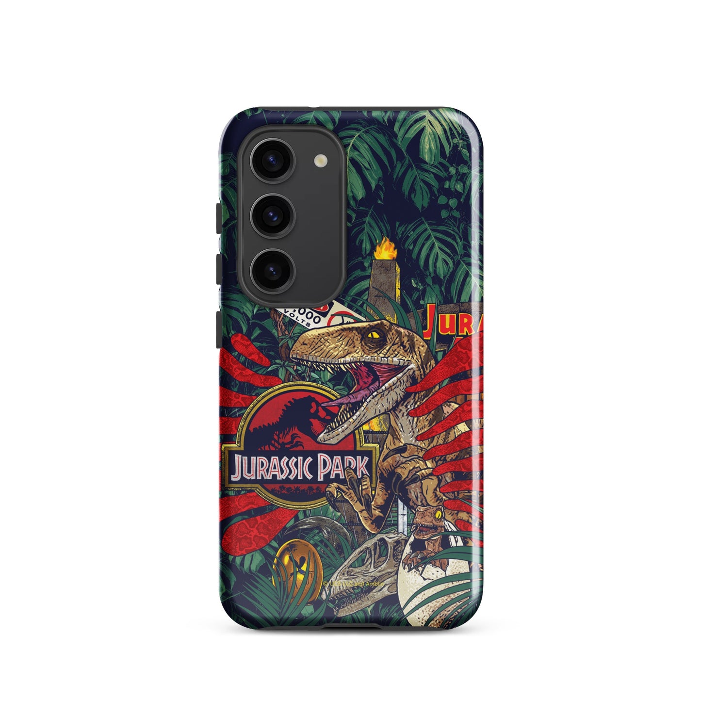 Jurassic Park Jungle Collage Tough Phone Case - Samsung