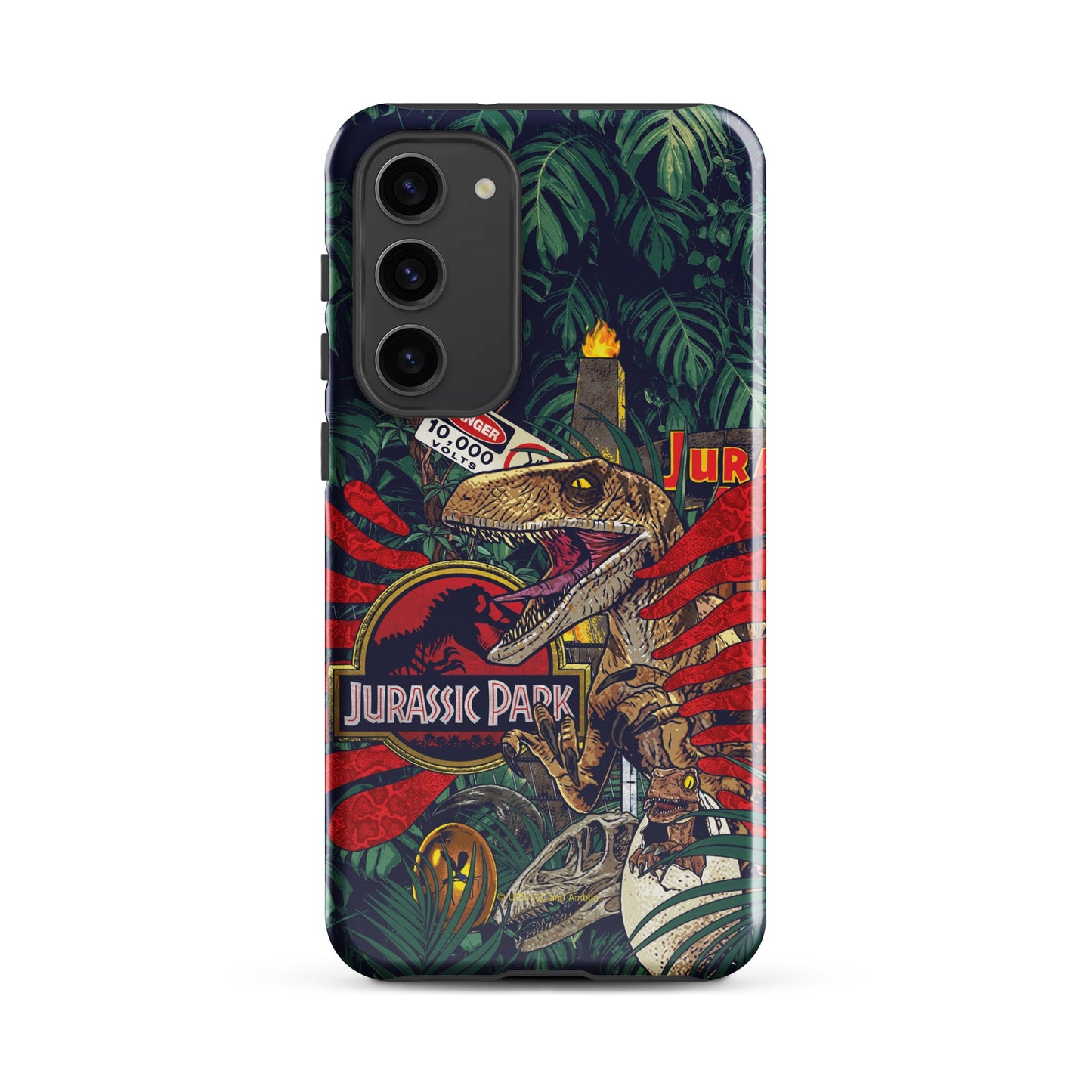 Jurassic Park Jungle Collage Tough Phone Case - Samsung