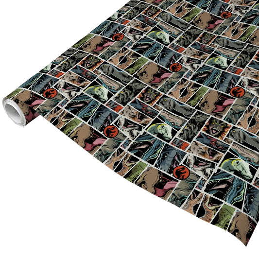 Jurassic Park Let's Rock & Roar Wrapping Paper