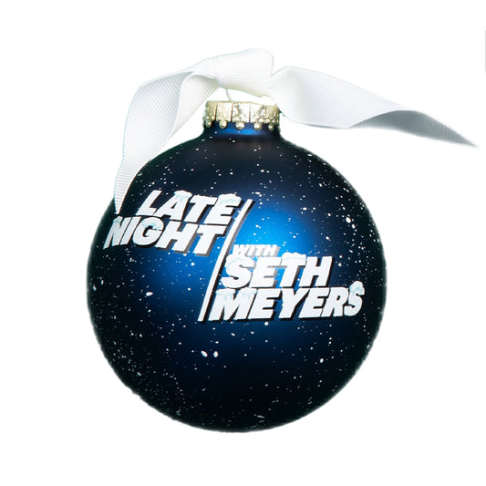 Late Night With Seth Meyers Winter Logo Ornament