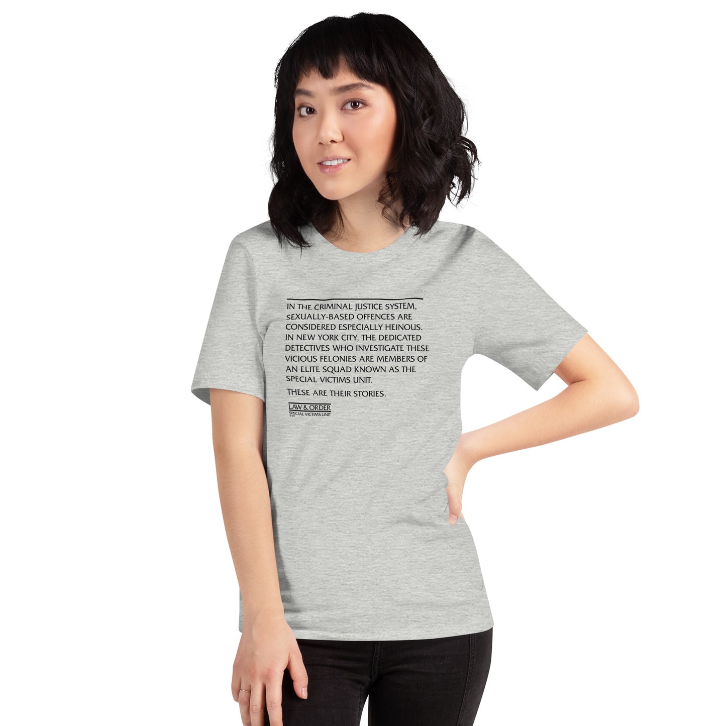 Law & Order Criminal Justice System Quote Adult Short Sleeve T-Shirt