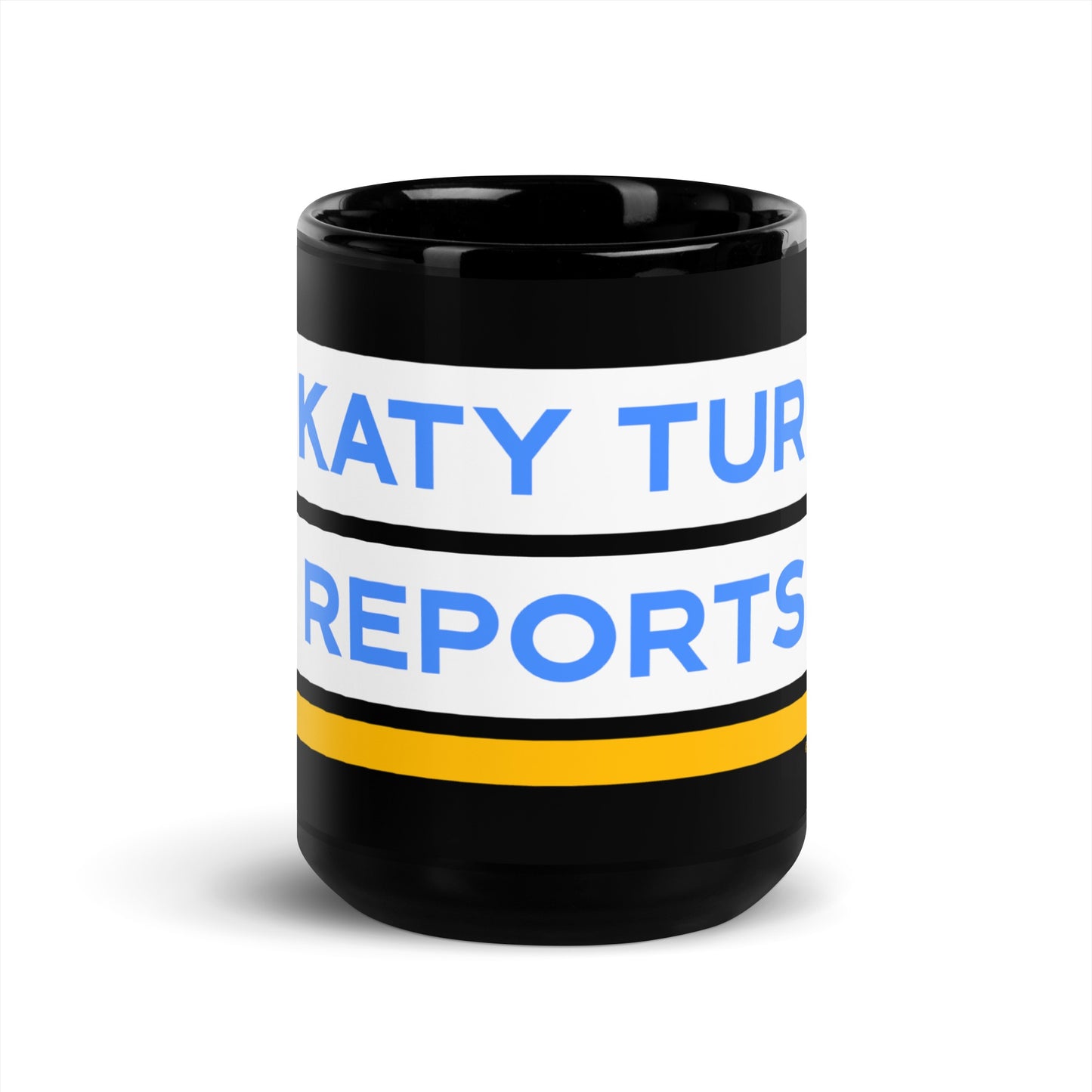 Katy Tur Reports Black Mug