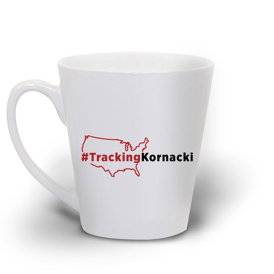 #TrackingKornacki 12 oz Latte Mug