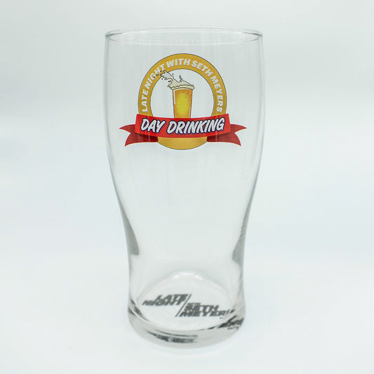 Late Night With Seth Meyers Day Drinking Glass Transparent