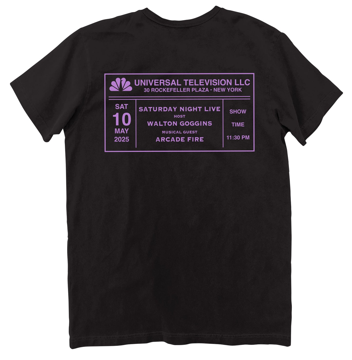 SNL 50 Concert Tee - Show 19 - Walter Goggins & Arcade Fire