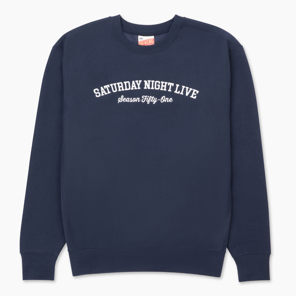 Saturday Night Live Season 51 Crewneck Navy