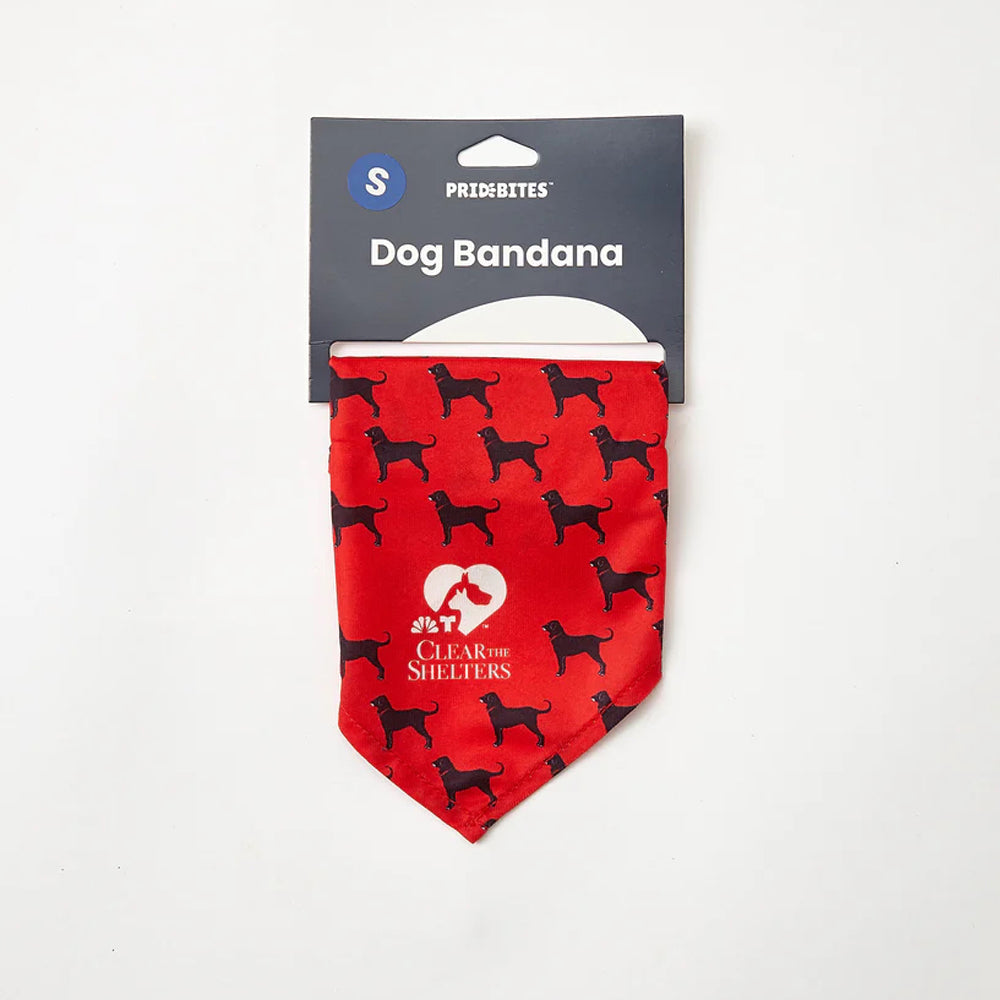 The Black Dog x Clear the Shelter Dog Bandana