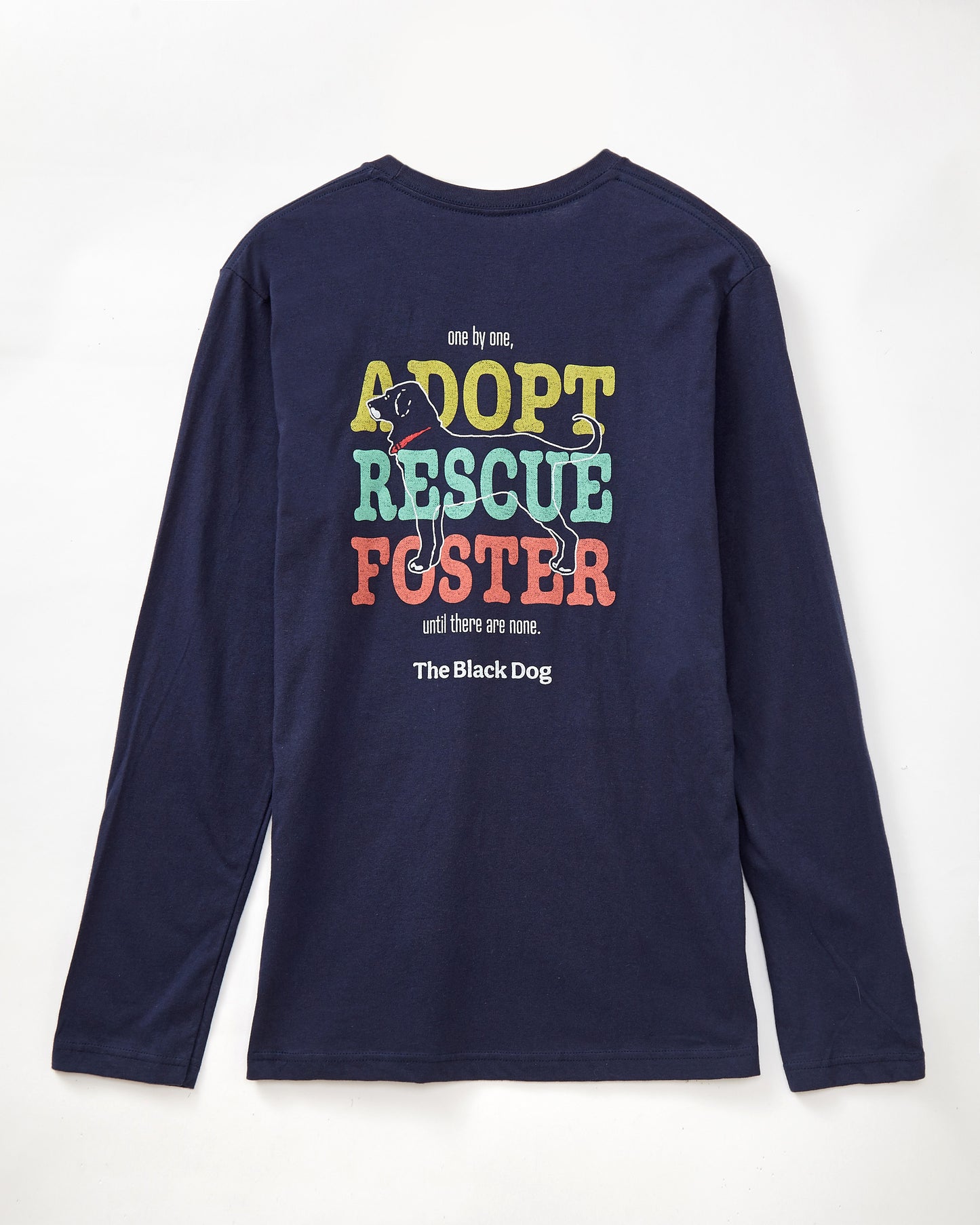 The Black Dog Adult Rescue Mission Long Sleeve Tee