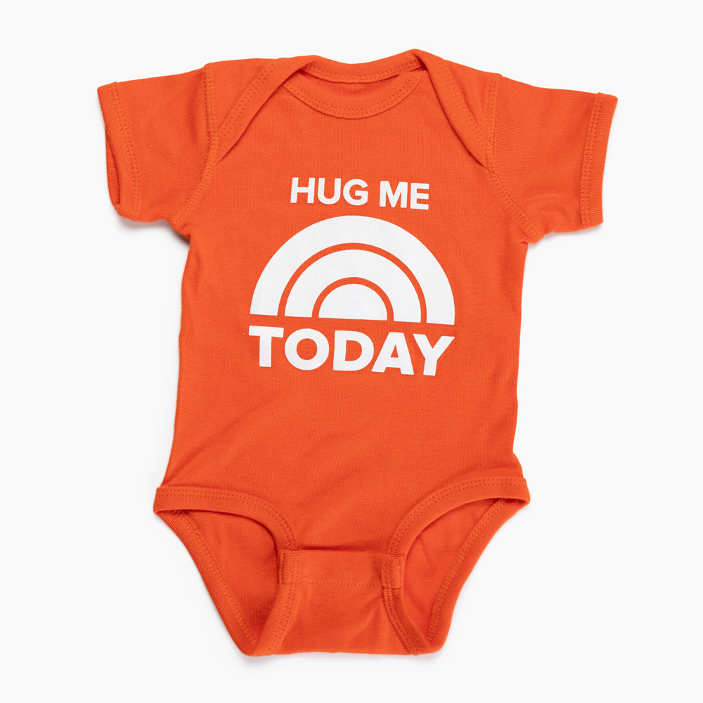 Hug Me TODAY Orange Baby Bodysuit Orange