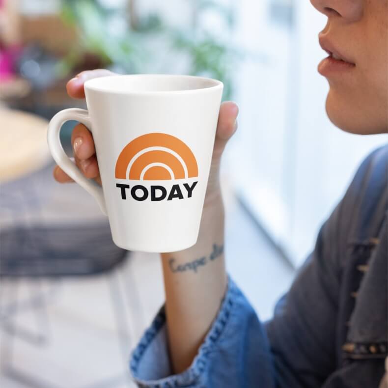 TODAY Logo Latte 12 oz Mug