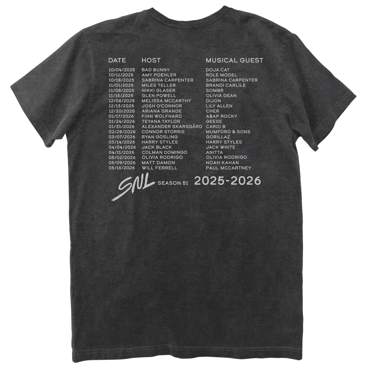 SNL 51 Commemorative Tee-2