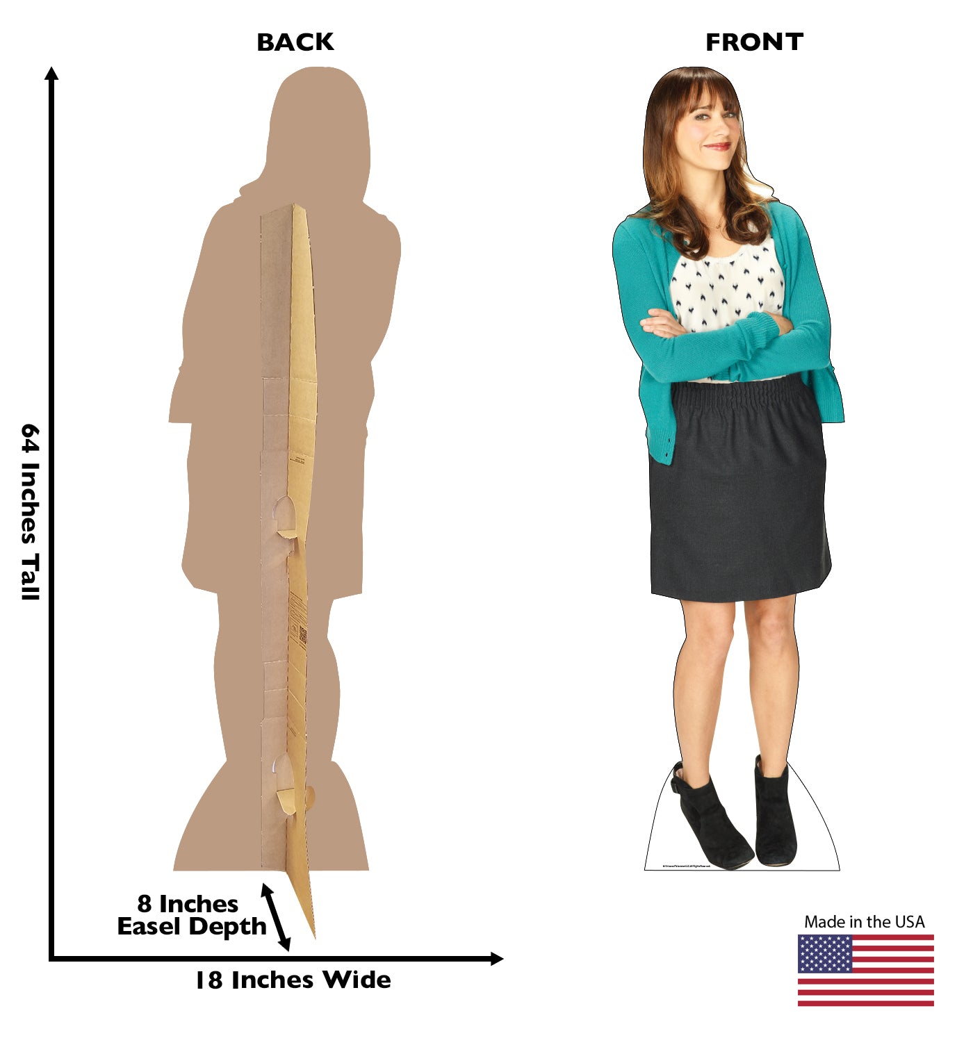 Parks and Recreation Ann Perkins Cardboard Cutout Standee