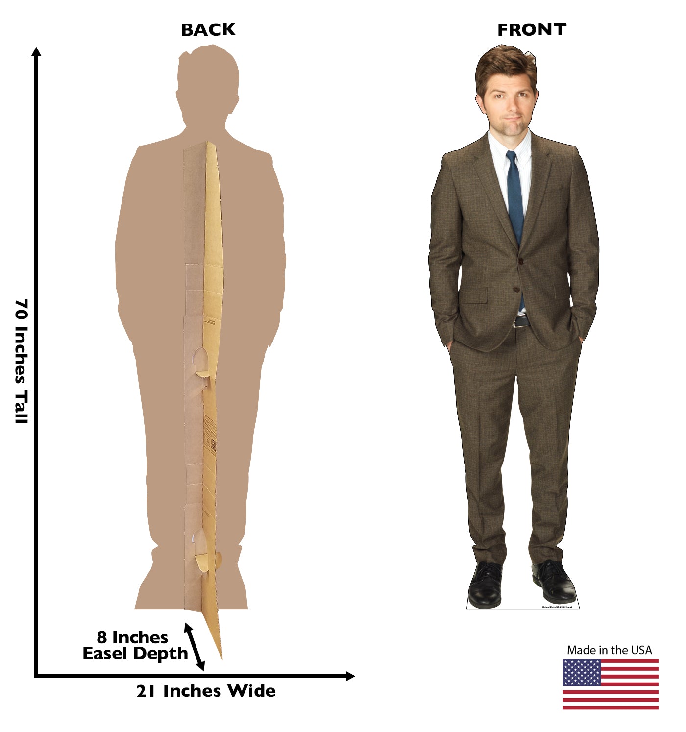 Parks and Recreation Ben Wyatt Cardboard Cutout Standee