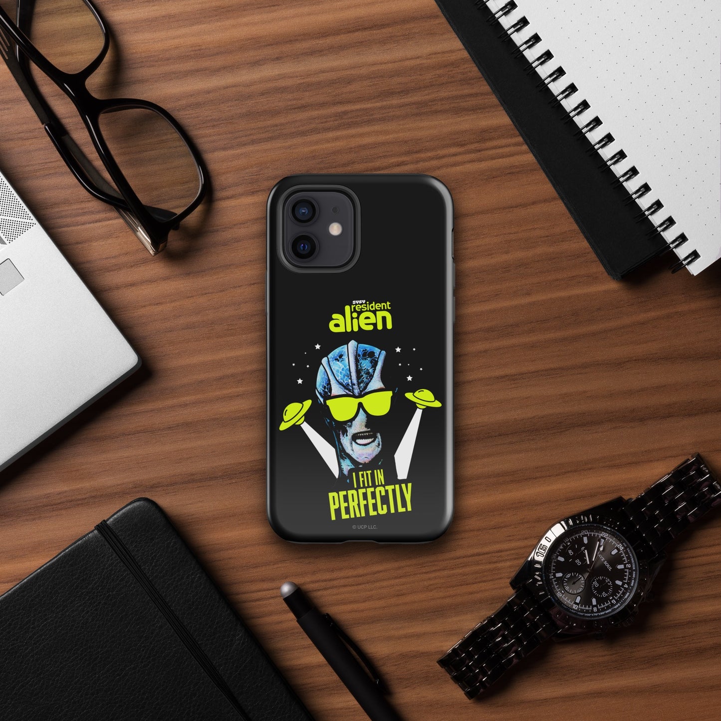 Resident Alien I Fit In Perfectly iPhone Case