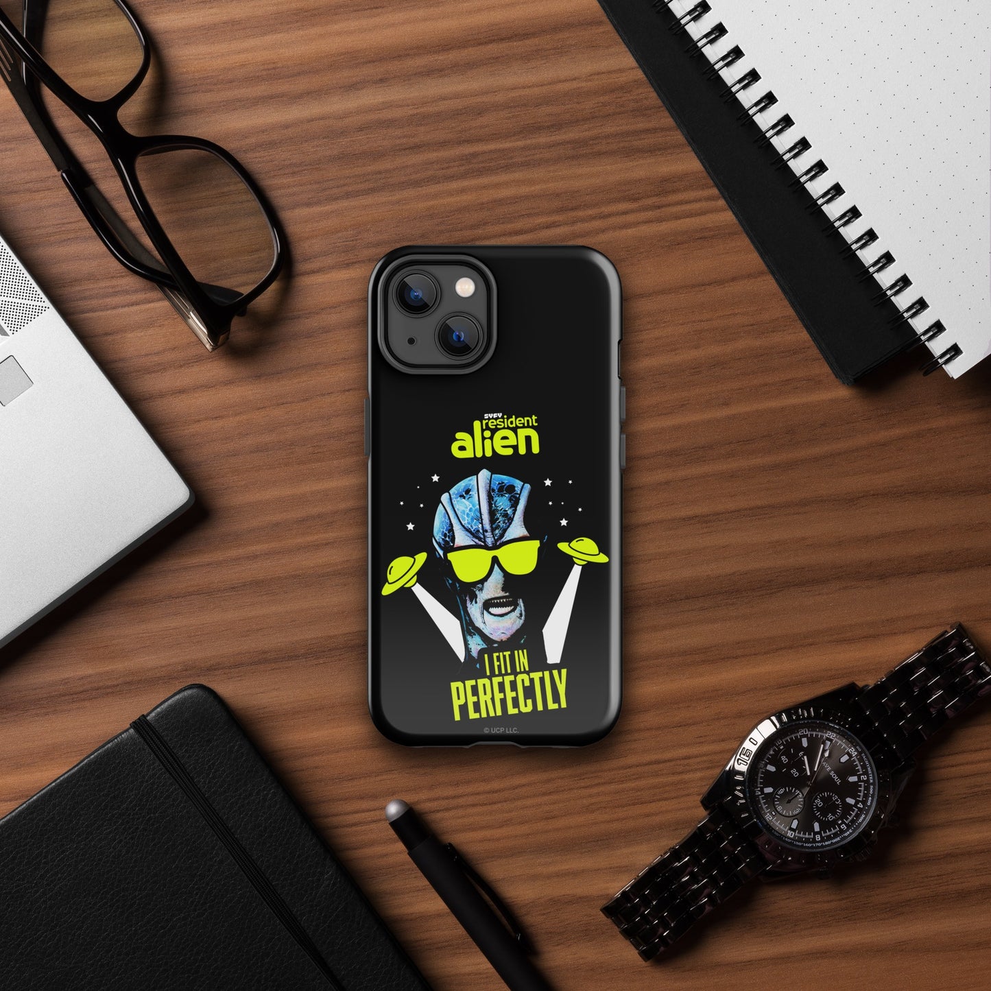 Resident Alien I Fit In Perfectly iPhone Case