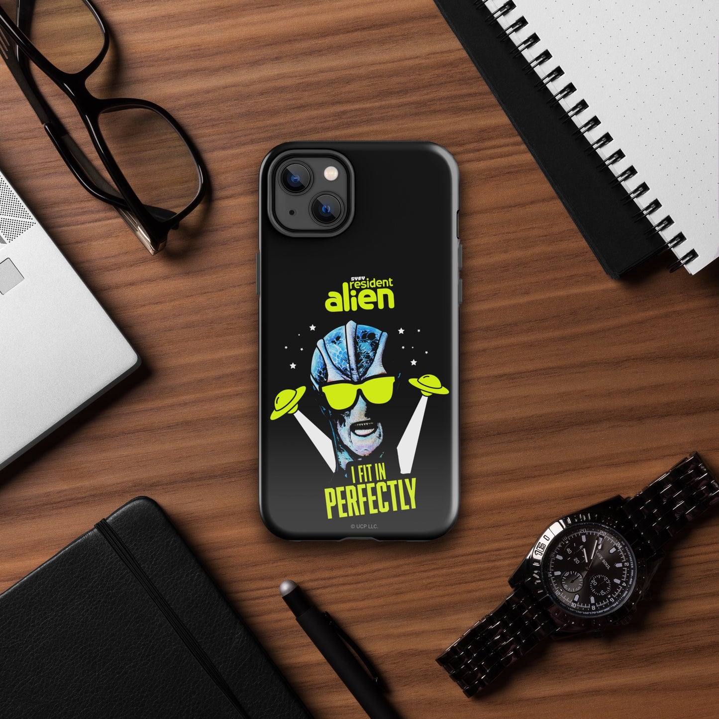 Resident Alien I Fit In Perfectly iPhone Case