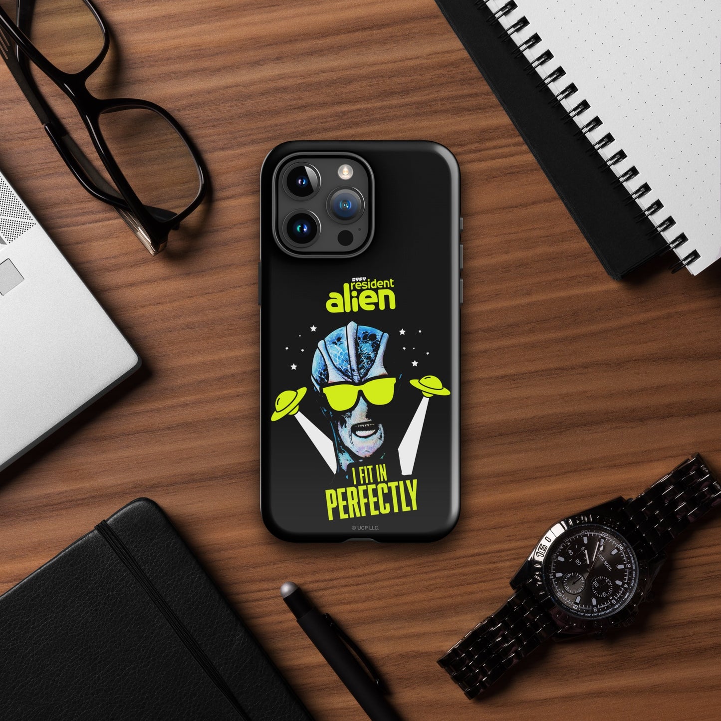 Resident Alien I Fit In Perfectly iPhone Case