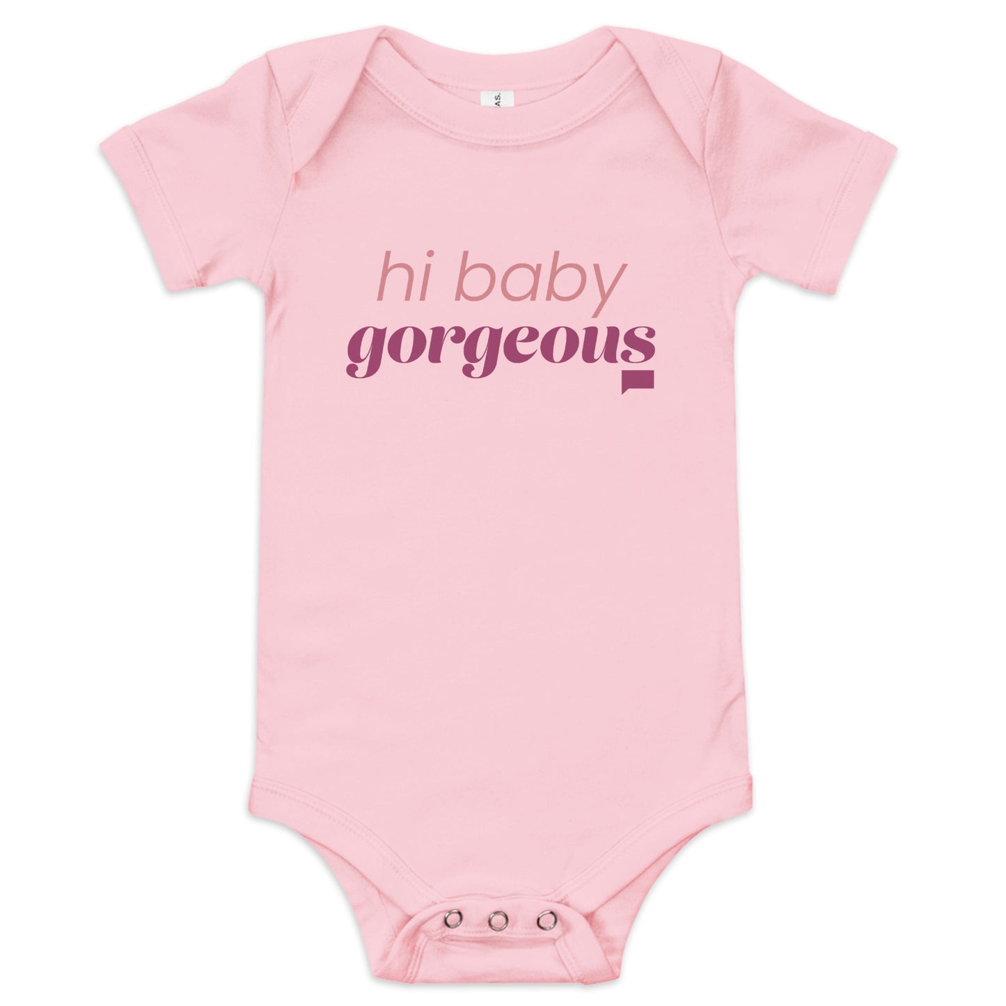 The Real Housewives of Salt Lake City Hi Baby Gorgeous Baby Bodysuit Pink