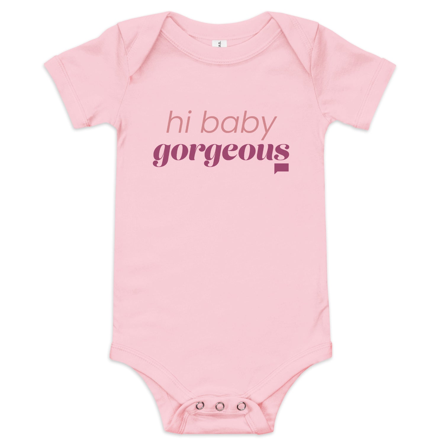 The Real Housewives of Salt Lake City Hi Baby Gorgeous Baby Bodysuit Pink