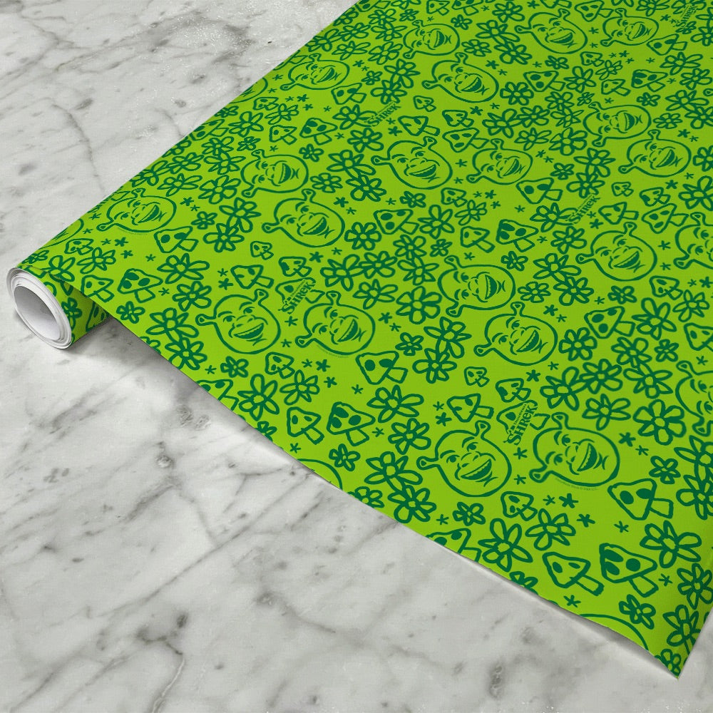 Shrek Greetings From Far Far Away Wrapping Paper