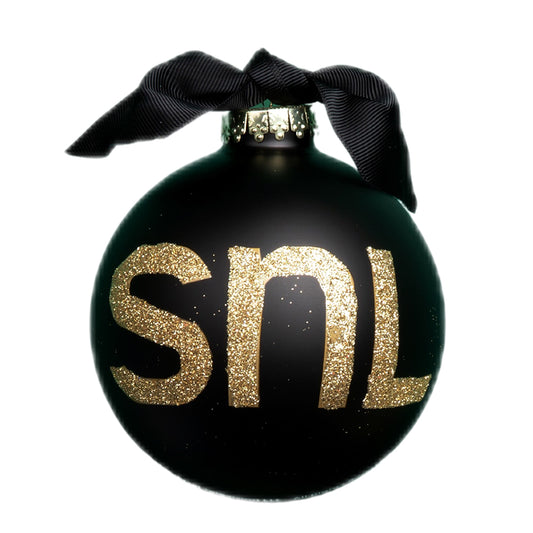Saturday Night Live Gold & Black Ornament