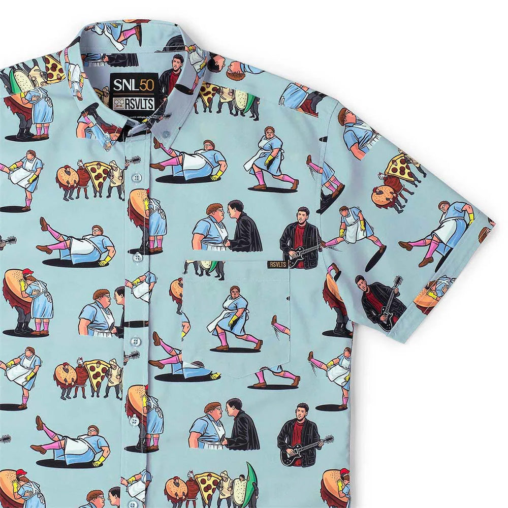 SNL 50 x RSVLTS Lunch Lady Land Short Sleeve Shirt