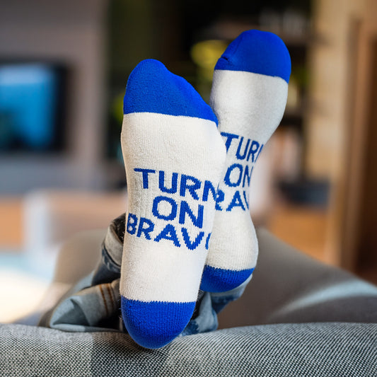 Bravo Gear Turn On Bravo Crew Socks