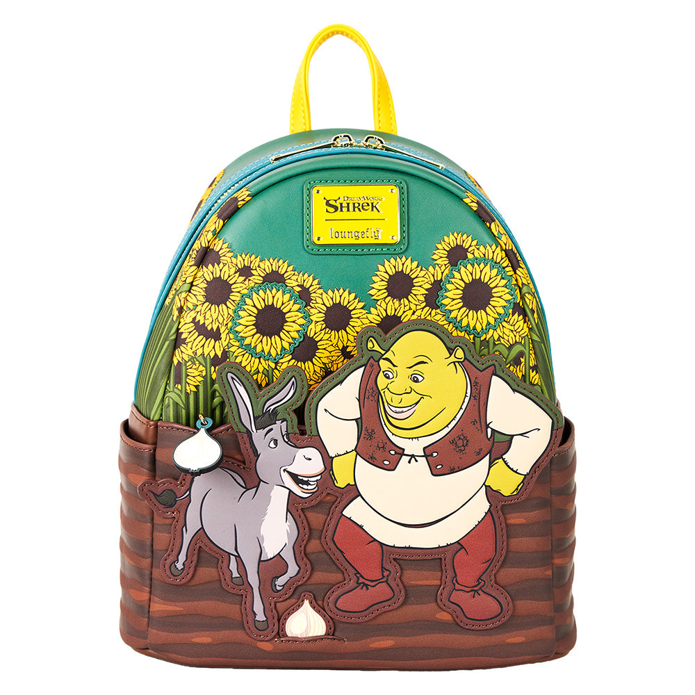 disney themed mini backpacks Shrek & Donkey Sunflower Field Mini Backpack
