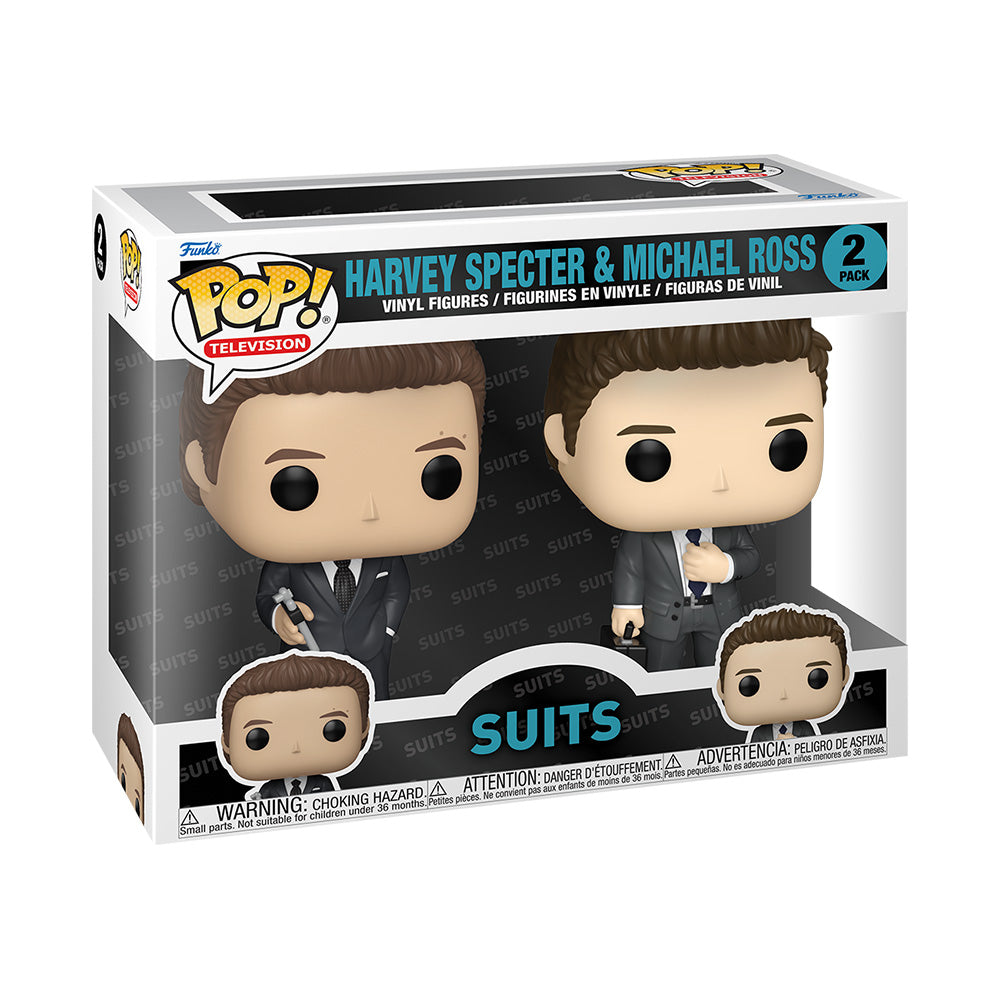 Suits Harvey and Michael Funko Pop! Figures pack