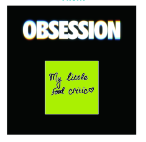 Obsession "My Little Food Critic" Sticky Note Pin