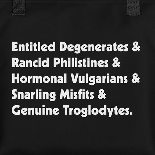 The Holdovers Insult Ampersand Tote Bag