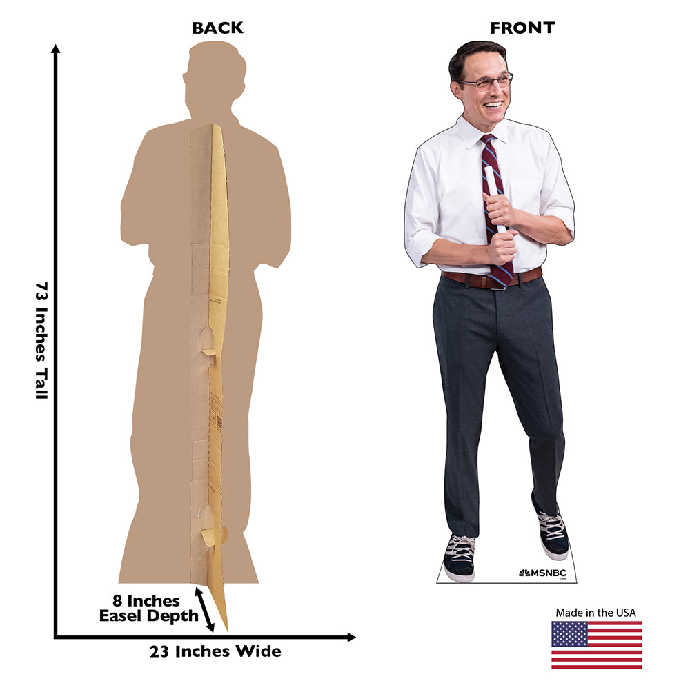 Tracking Kornacki Steve Kornacki 73" x 23" Standee