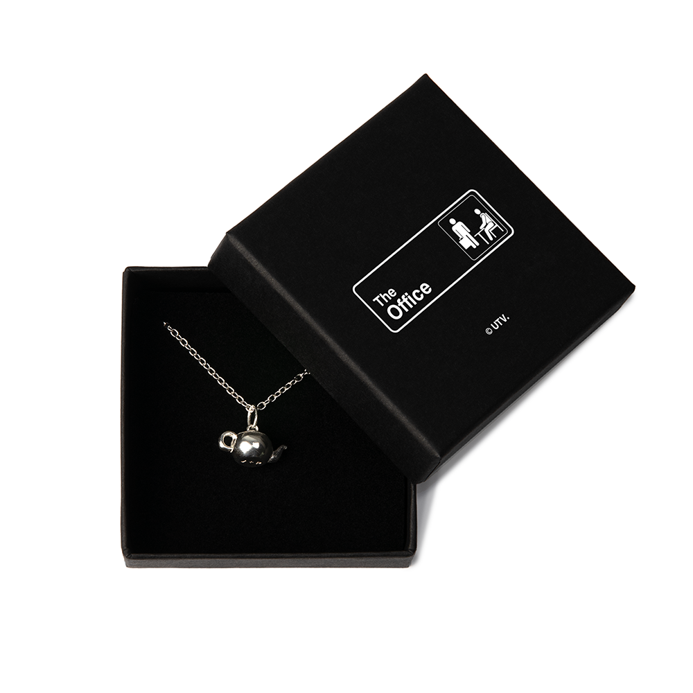 The Office Jim and Pam Teapot Pendant Necklace