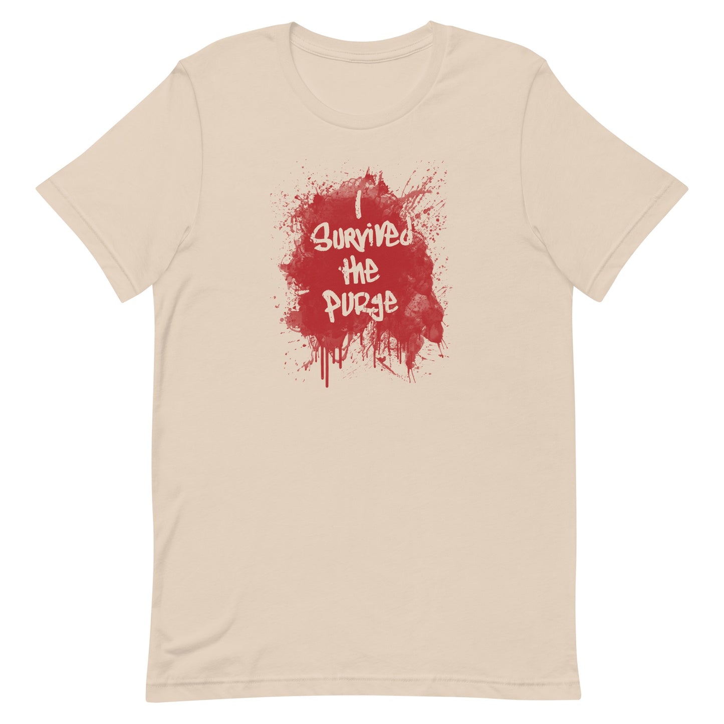 The Purge I Survived The Purge Adult Short Sleeve T-Shirt
