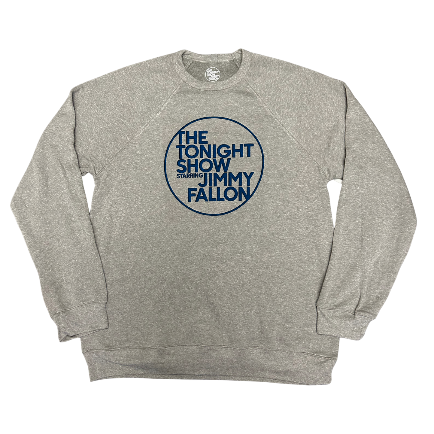 The Tonight Show Flocked Circle Logo Crewneck