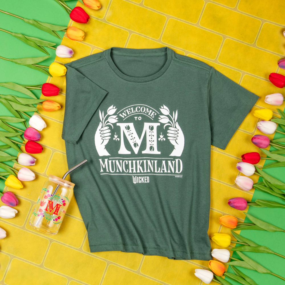 Wicked Welcome to Munchkinland Womens High Waisted Tee