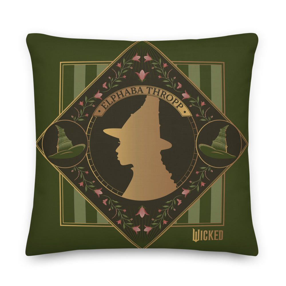 Wicked Enchanted Elements Elphaba & Glinda Throw Pillow