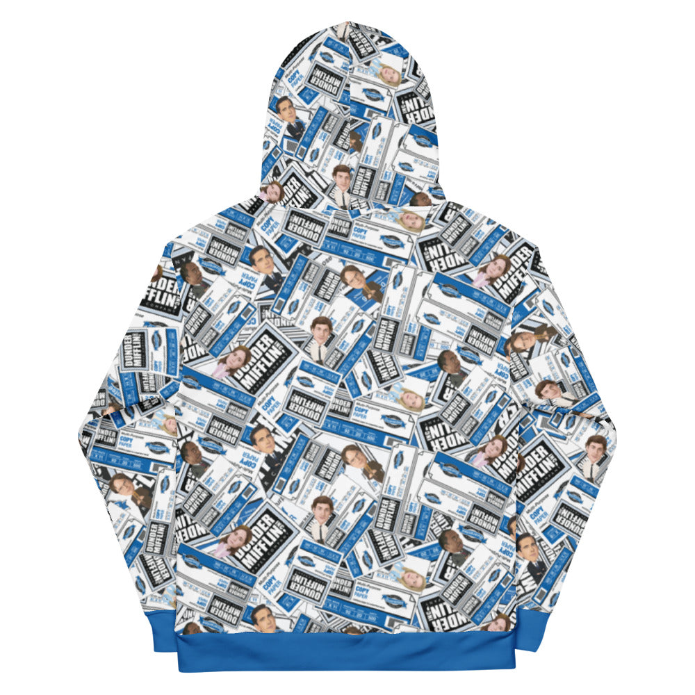 The Office Paper People Pattern Unisex Hoodie