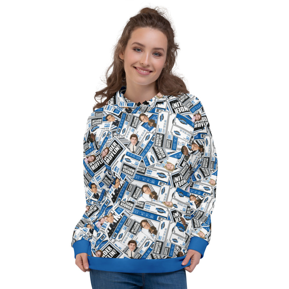 The Office Paper People Pattern Unisex Hoodie