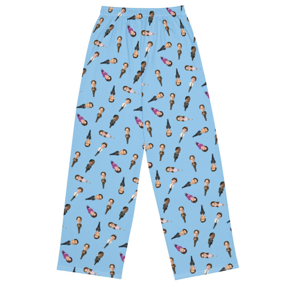 The Office Character Illustration Pattern Lounge Pants