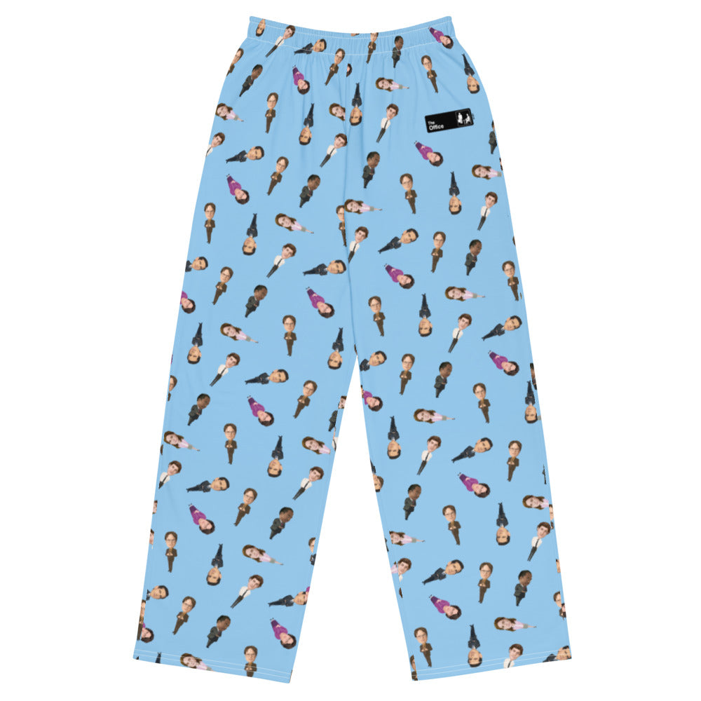 The Office Character Illustration Pattern Lounge Pants