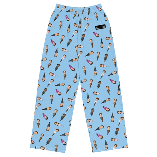 The Office Character Illustration Pattern Lounge Pants
